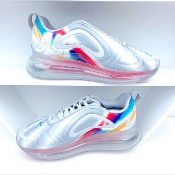 Nike Shoes - Nike Air Max 720 Multi Rainbow Colorful Sneakers Grey Rare Streetwear Kicks